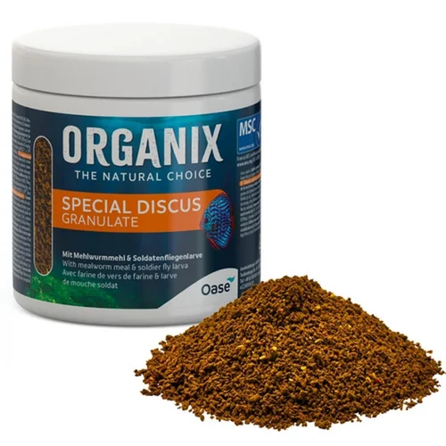 L’essentiel pour le jardin:Nourriture spéciale pour discus - OASE Organix Discus Special Discus Granulate - 250ml