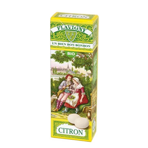 Pour équiper le jardin:Bonbon Citron bio Abbaye de flavigny - 18 g