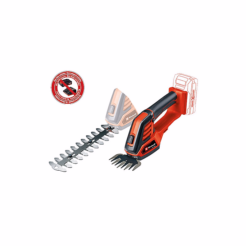 Cisailles électriques 18 V – corps seul, lame de 100 mm, perche télescopique, Einhell