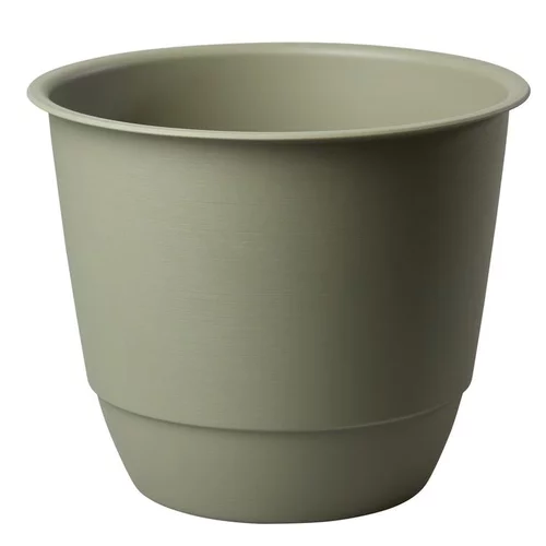 Jardin service:Pot en plastique vert kaki Poetic Joy 25 - Ø 24,6 x H 20,3 cm