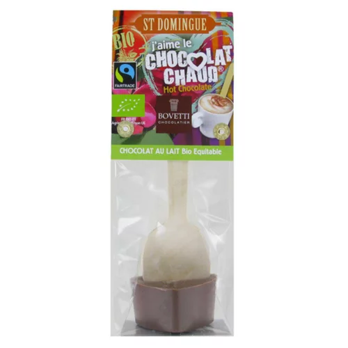 Extérieur équipement:Chocolat chaud au lait bio de St Domingue - 35 g