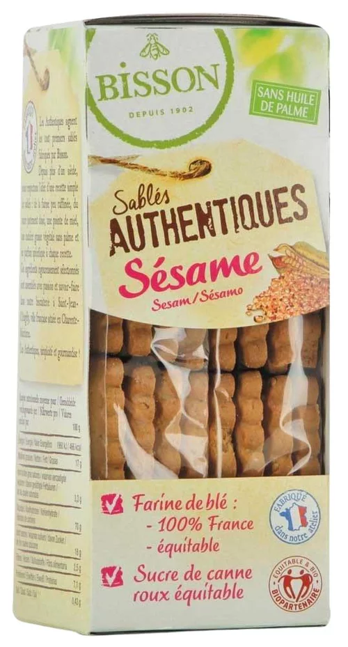 Une solution pratique pour l’extérieur:Authentiques sesame au sésame toasté 175 g BISSON