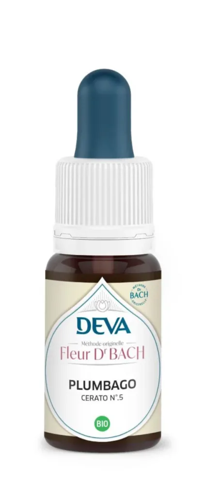 Les essentiels du jardin:Complément alimentaire fleur de Bach plumbago bio Deva - 15 ml