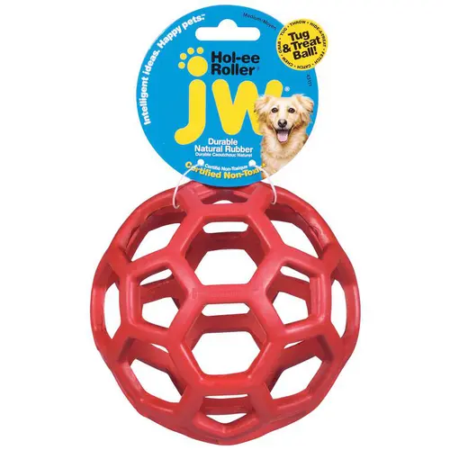 Pour vos aménagements extérieurs:Jouet balle pour chien Hol-ee roller - 12 cm