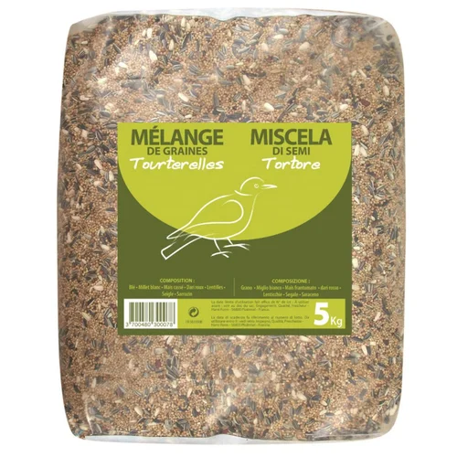 Pour créer votre univers jardin：Mélange tourterelles Premium 5 kg