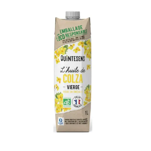 Pour mieux aménager vos extérieurs：Huile de colza vierge bio Quintesens - 1 L