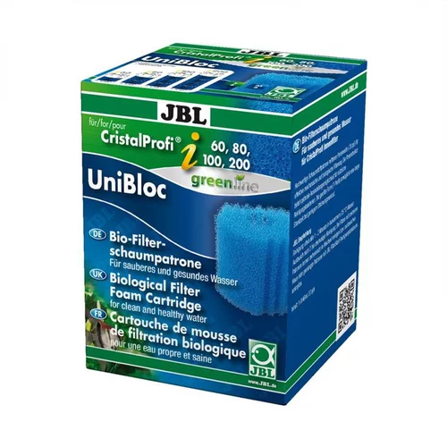 Confort au jardin：Cartouche de mousse de rechange pour filtre d'aquarium coloris bleu JBL UniBloc Cristal Profi i60/80/100/200