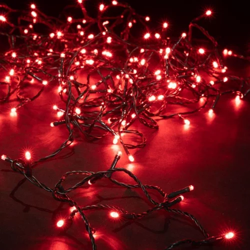 Jardin tout terrain：Guirlande lumineuse LED à lumière animée rouge sur secteur - 16 m
