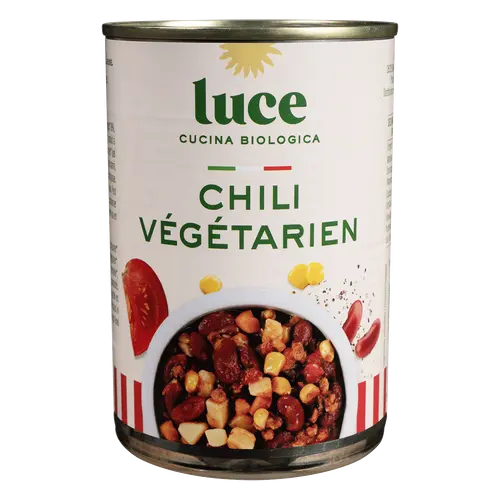 Style jardin:Chili sin carne végétarien bio Luce - 400 g