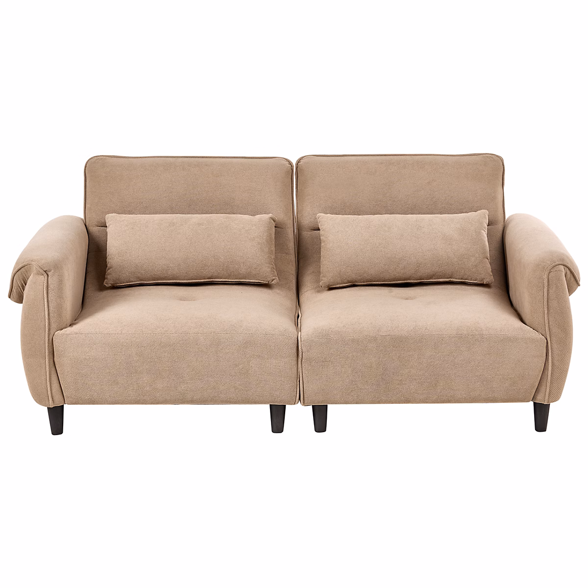 Canapé 3 places WETLAN Tissu Marron clair – Réf. MVMFKXODG6031118502