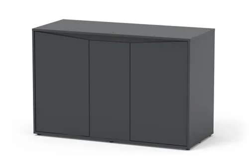 Extérieur essentiel：Meuble pour aquarium en bois coloris gris 2 portes Aquatlantis Volga 350 - 80 x 52,5 x 122,5 cm