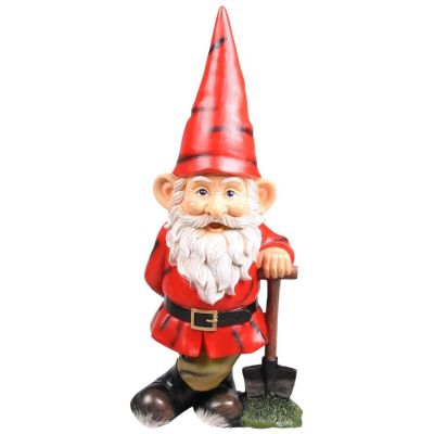 Nain de jardin en résine André (Pelle - 20 cm)