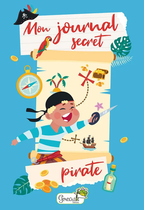 Jardin passion：Livre pour enfants "Mon journal secret de pirate" Artemis
