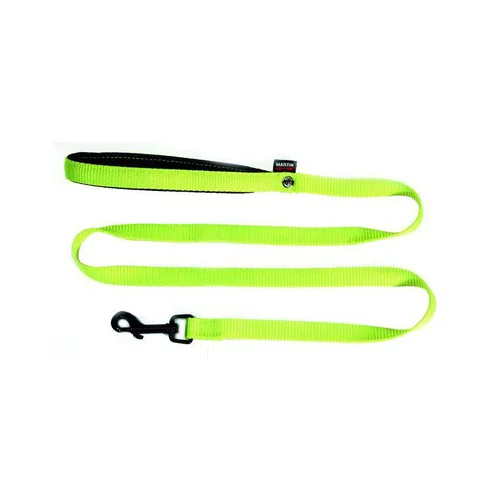 Pour vos moments au jardin:Laisse en nylon vert citron pour chien - 1,6x120 cm