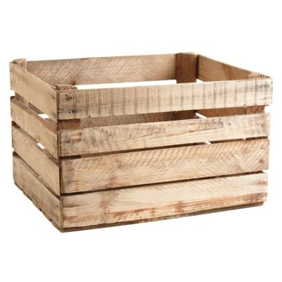 Caisse en bois rustique