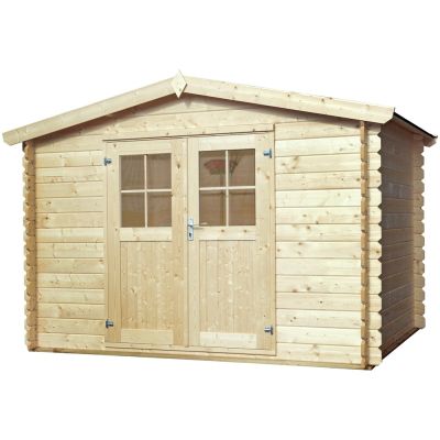 Abri de jardin en bois double pente Falun (3 x 2.5 m)