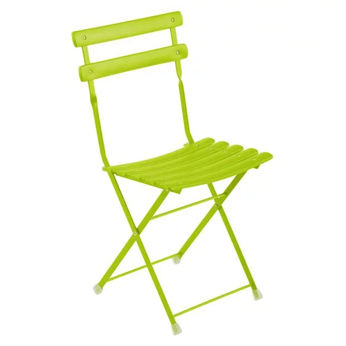 Pour un jardin accueillant：Lot de 2 chaises pliantes Paradisio vert anis