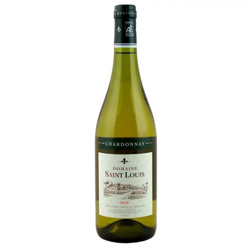 Déco extérieur：Vin blanc bio Chardonnay de Saint Louis - 75 cl