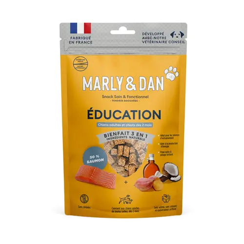 Un atout pour le jardin：Friandises pour chien tendres bouchées éducation Marly & Dan - 100 g