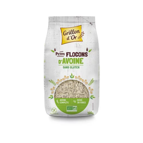 Bien pensé extérieur:Petits flocons d’avoine sans gluten en sachet de 500 g