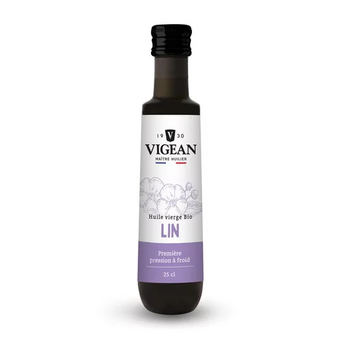 Loisirs extérieur:Huile de lin bio 25 cl VIGEAN