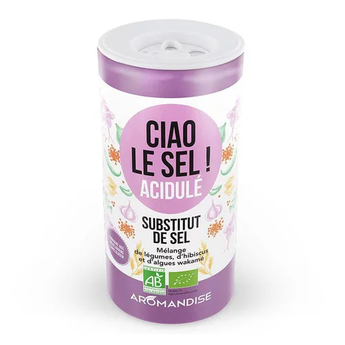 À avoir au jardin：Ciao le sel acidulé bio en tube de 70 g