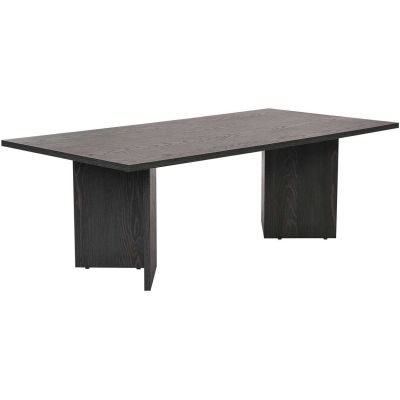 Table basse en aggloméré Sabin (Bois noir)
