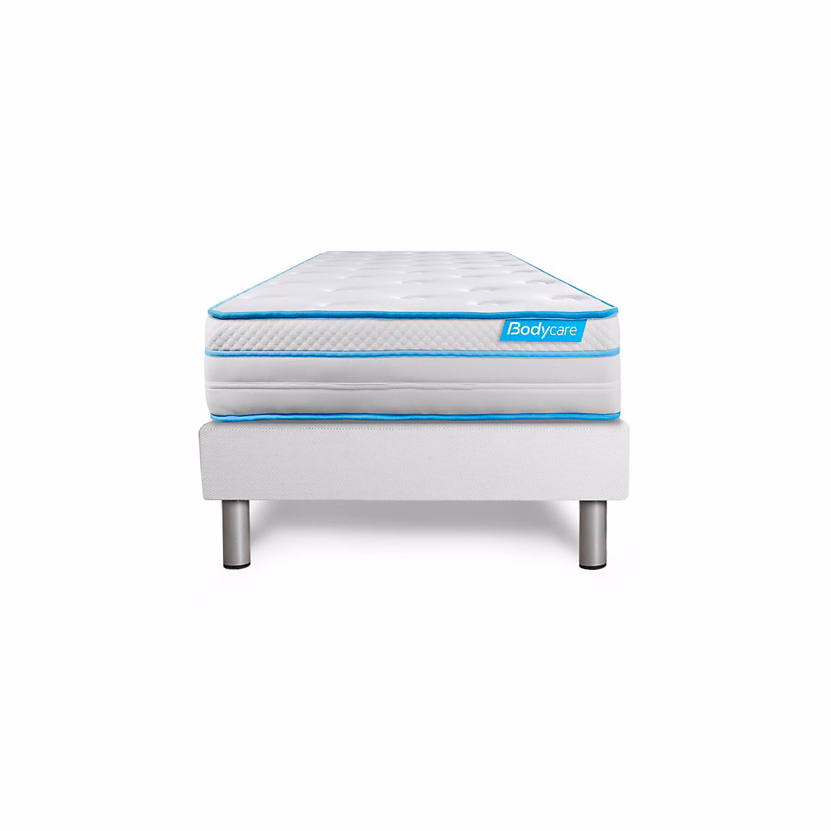 Ensemble Mémoire de forme et micro ressorts ensachés de confort Equilibré avec sommier kit – Réf. TZEWADQMT1129215811