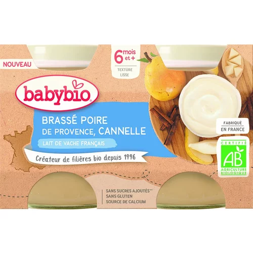 Le bon choix pour le jardin:Pots brassés Poire Cannelle 2x130 g 6 mois+