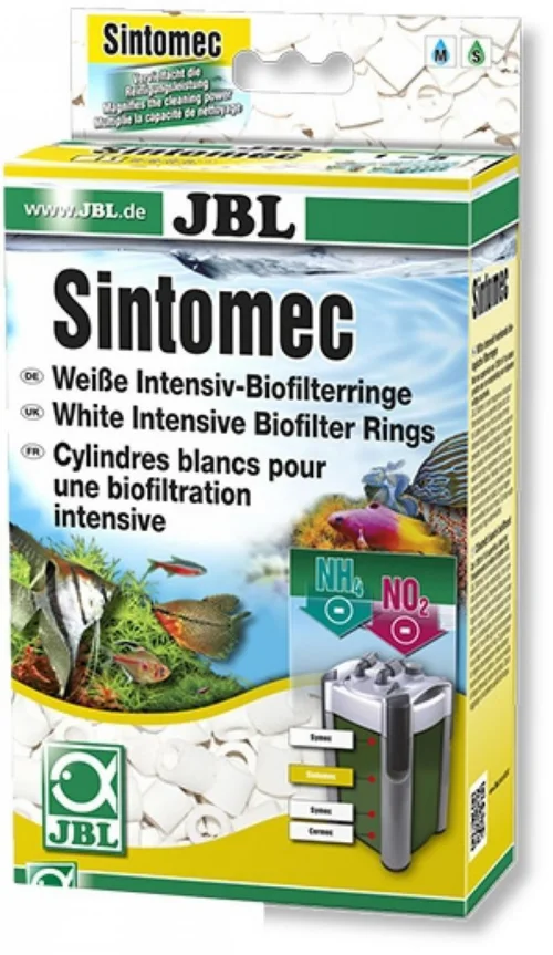 Extérieur loisirs：Anneaux de biofiltration intensive blancs, JBL SintoMec - 600g
