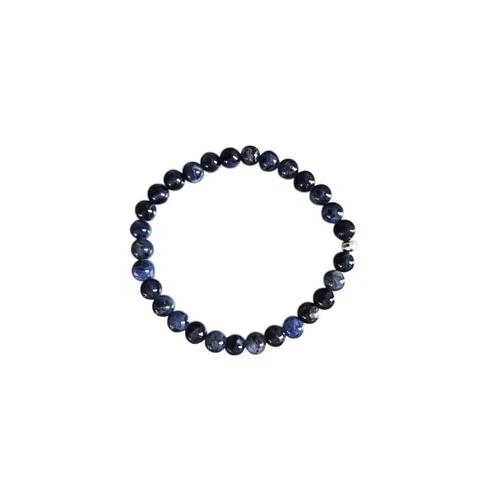 Pour plus de praticité au jardin:Bracelet sodalite bleu 4mm