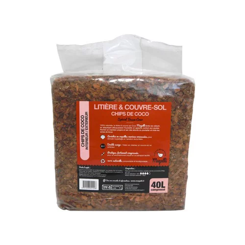 Extérieur malin:Litière et couvre-sol chips de coco Magalli 40 L