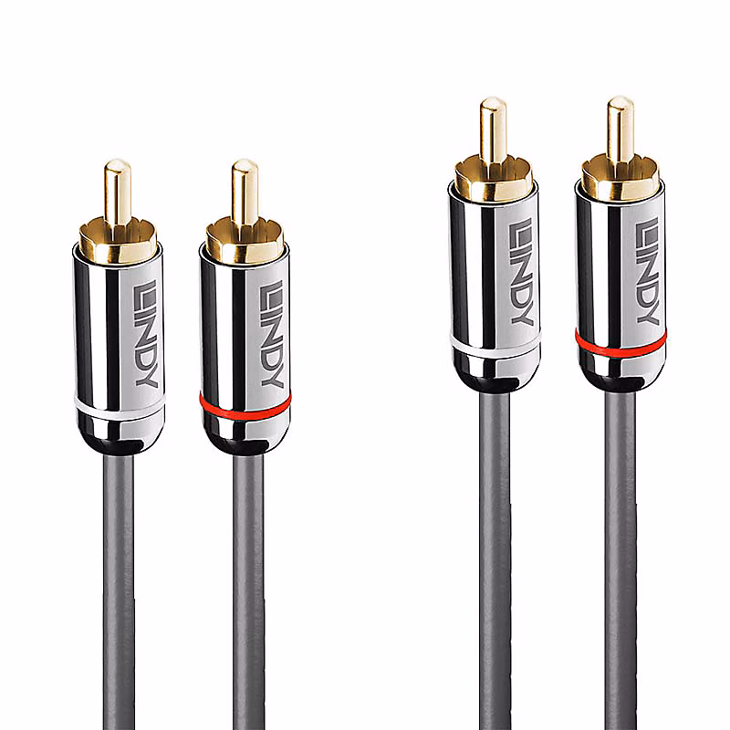 Câble audio 2x RCA Cromo Line 2m LINDY – Réf. TMQHHHUZY5095802440