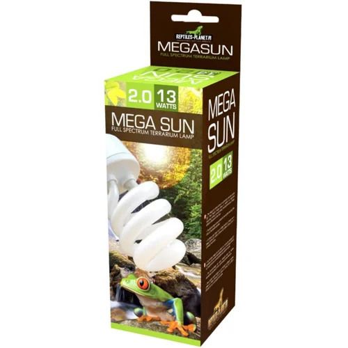 Jardin accessoire：Lampe pour terrarium Reptile Planet Mega Sun UVB 2.0 13W
