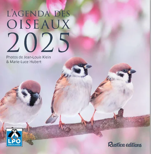 Les essentiels du jardin:Agenda "L'agenda des oiseaux 2025" aux Éditions Rustica