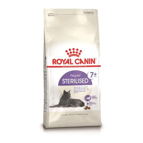 Jardin quotidien:Croquettes pour chat mature stérilisé Royal Canin Sterilised 7+ - 10 kg