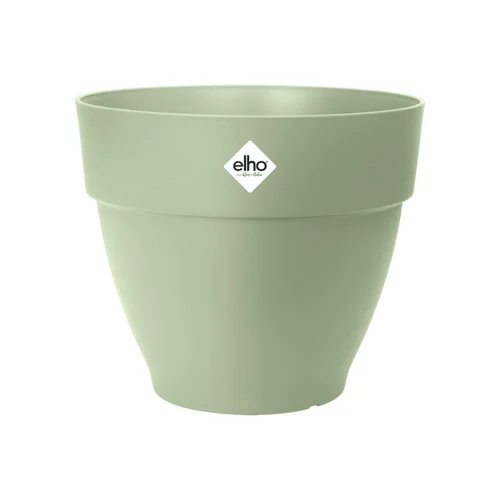 Une idée pour le jardin：Pot en polypropylène vert pistache Elho Vibia Campana - Ø 35 x 29,7 cm