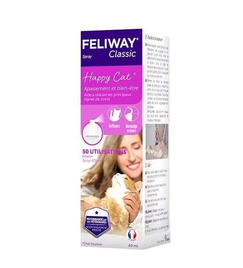 Déco au jardin：Feliway spray pour chat 60 ml