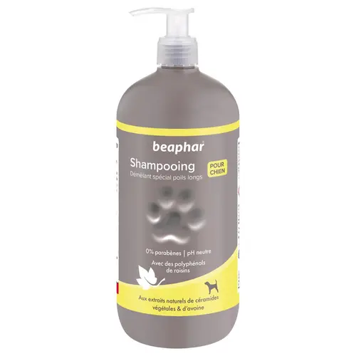 Essentiel extérieur：Shampoing Premium démêlant 2 en 1 pour chien 750 ml