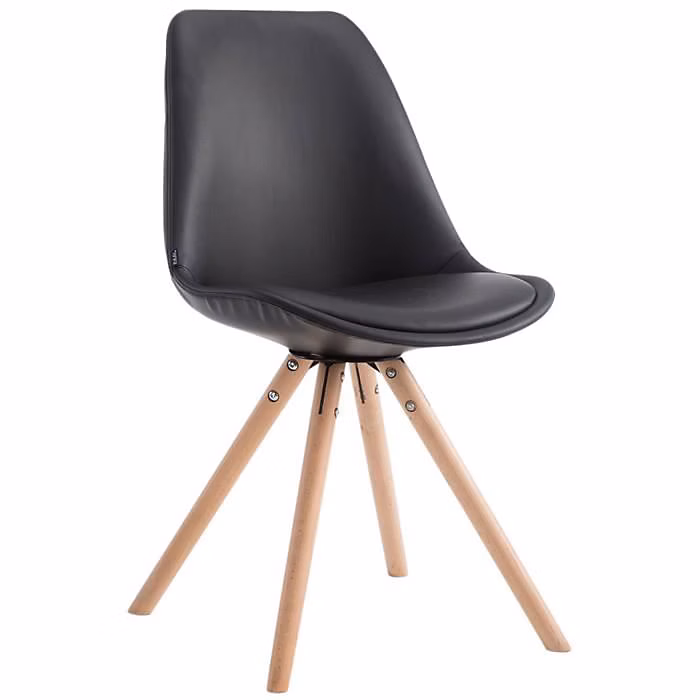CLP | Chaise visiteur LAVAL similicuir pieds ronds – Array