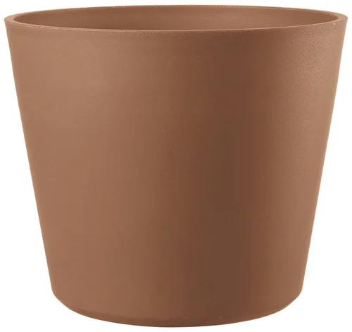 Solution au jardin：Pot en plastique injecté coloris rouge Deroma Origin Vaso cotto - Ø 48 x H 39,6 cm