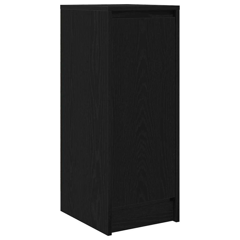 Buffet chêne noir 29 – 5 × 34 × 76 cm bois d'ingénierie vidaXL