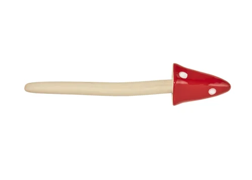 Nature maison：Champignon fabuleux décoratif coloris rouge en céramique Smartgarden - 25 x 5,5 x 5,5 cm