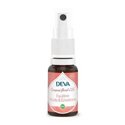Jardin sélection:Composé floral poids & émotions DEVA - 15 ml