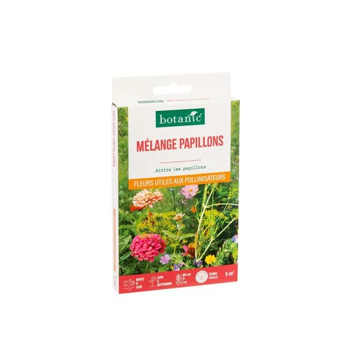 Pour vos projets:Mélange fleuri pour papillons botanic® - graines à semer (5 m²)