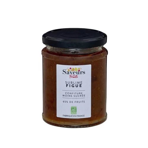 Bien pour le jardin:Confiture moins sucrée Sublime Figue bio - 310 g