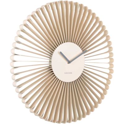 Horloge murale en métal Cascara (Blanc)