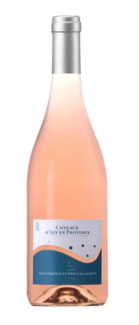Jardin malin:Vin rosé bio Coteaux d’Aix AOC Complices des Calanques - 75 cl