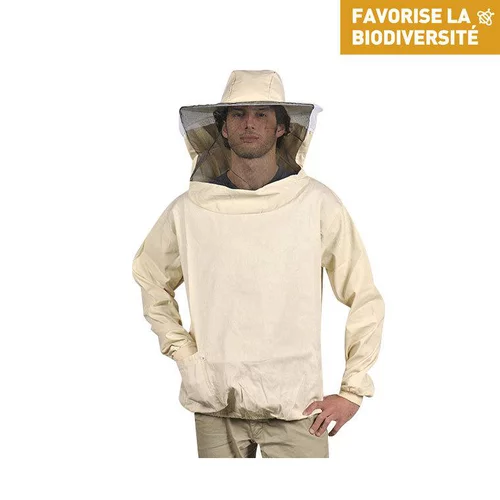 Confort pour le jardin：Vareuse, chapeau et toile - Taille XXL (= XL)