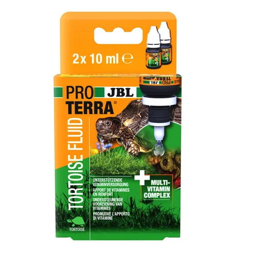 Pour un jardin à votre image:Complexe vitaminé pour tortues JBL Proterra Tortoise Fluid – 2 x 10 ml